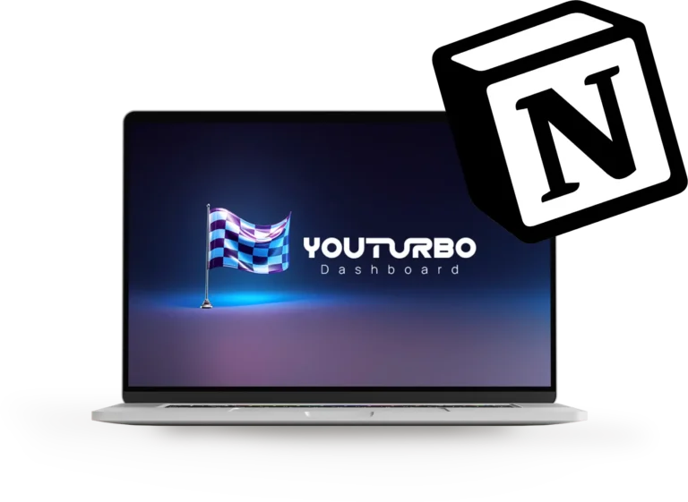 youturbo dashboard template notion